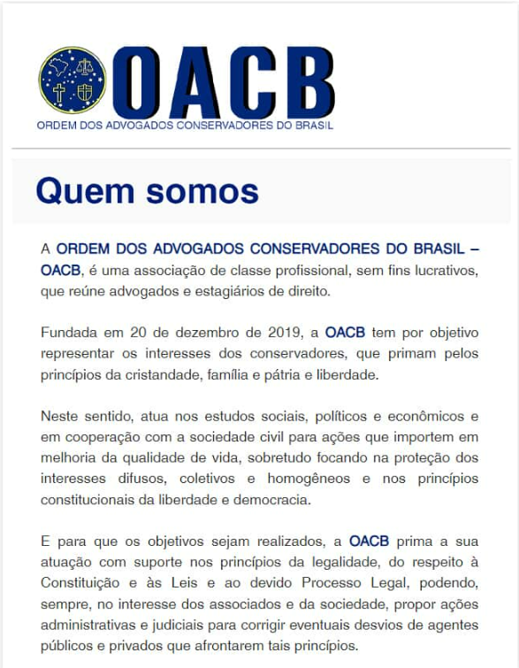 Ordem dos Advogados Conservadora do Brasil
